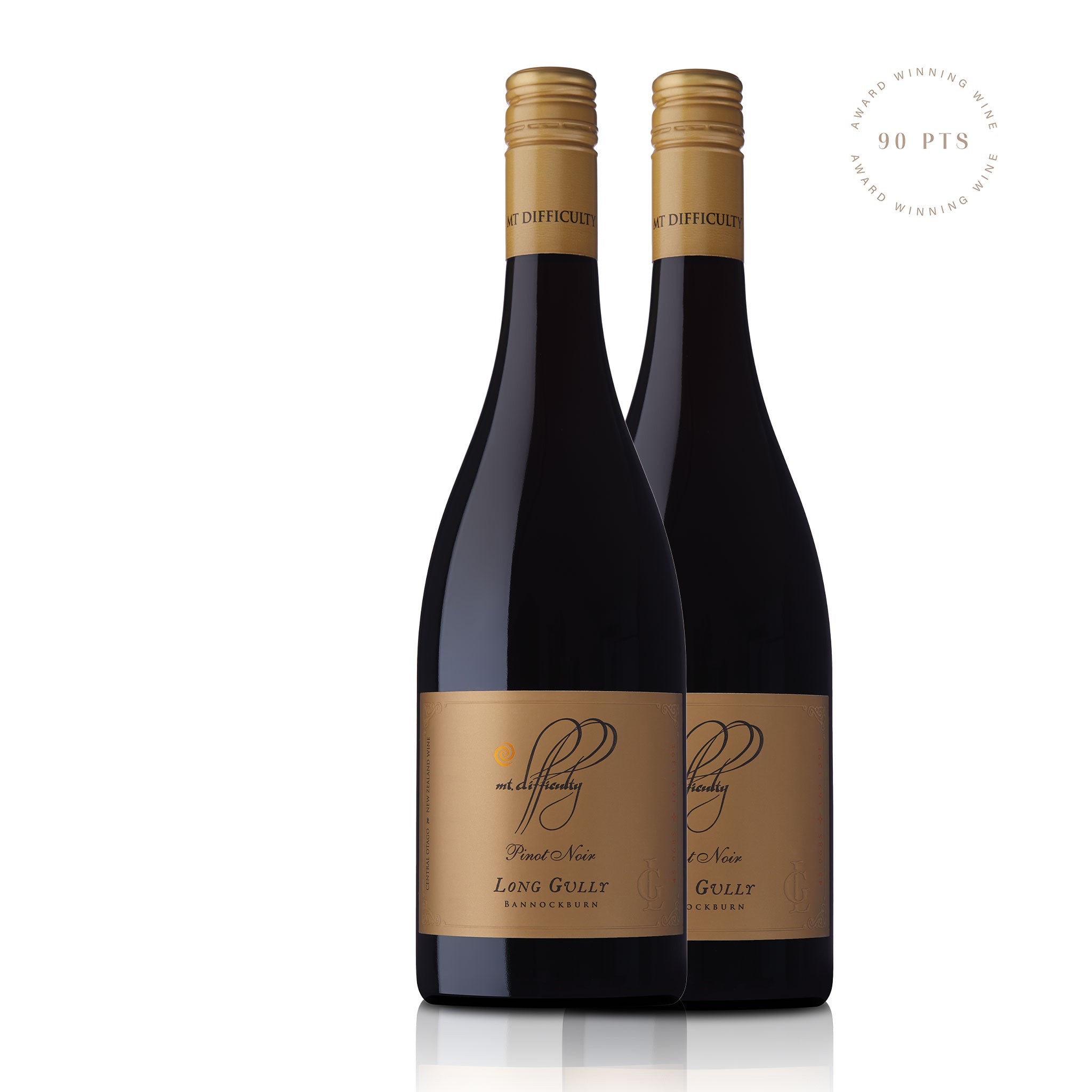 Mt Difficulty <br>Single Vineyard Bannockburn Long Gully Pinot Noir 2018 (Twin Pack)